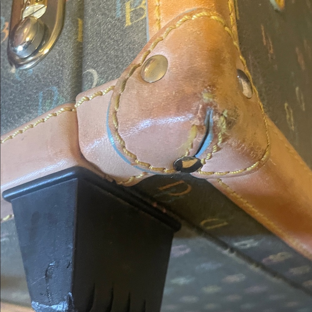 Dooney & Bourke Vintage Style Suitcase - Brown and Tan - Picture 11 of 15
